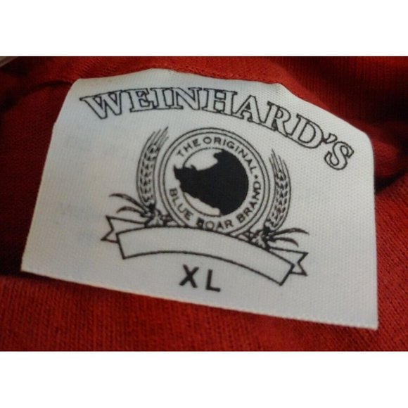 Vintage Weinhards Brewery Portland Oregon XL Single Stitch T Shirt Red Beer - Picture 7 of 8